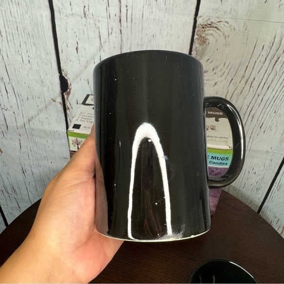 Set of 2 Personal Fondue Mugs with 4 forks and 8 tea lights - Picture 9 of 11